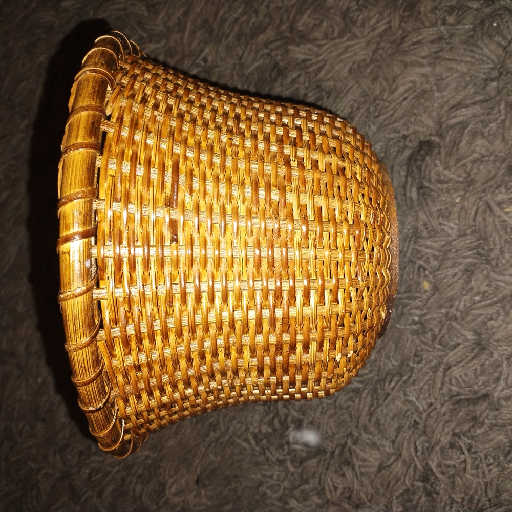 Elegant Woven Basket - Brown